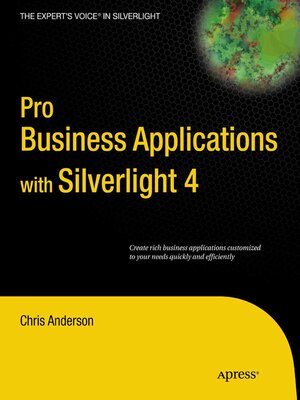 cover image of Pro Business Applications with Silverlight 4